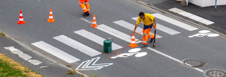 peinture routière